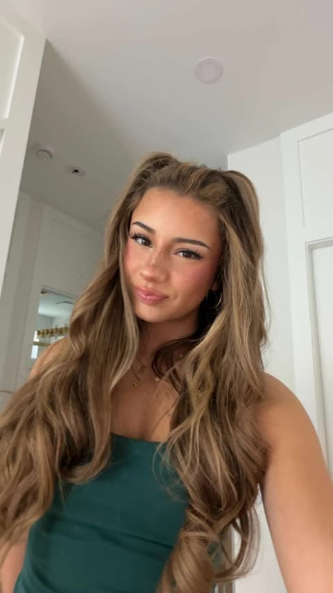 Ltsmikaylacampinos Teal Topless Tease OnlyFans Photo Leaked