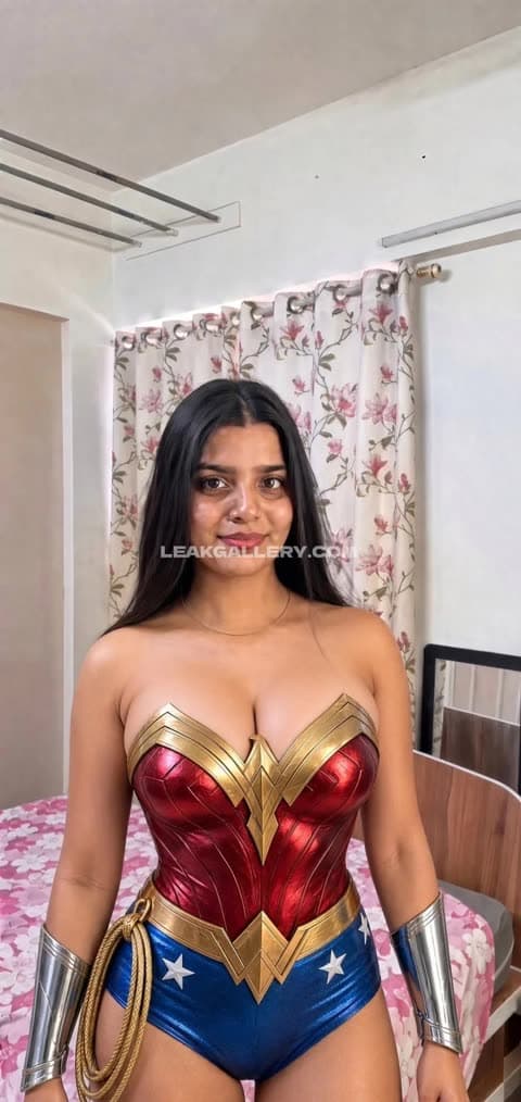 Yourstrulyanushkaa Wonder Woman Costume Pose OnlyFans Photo Leaked