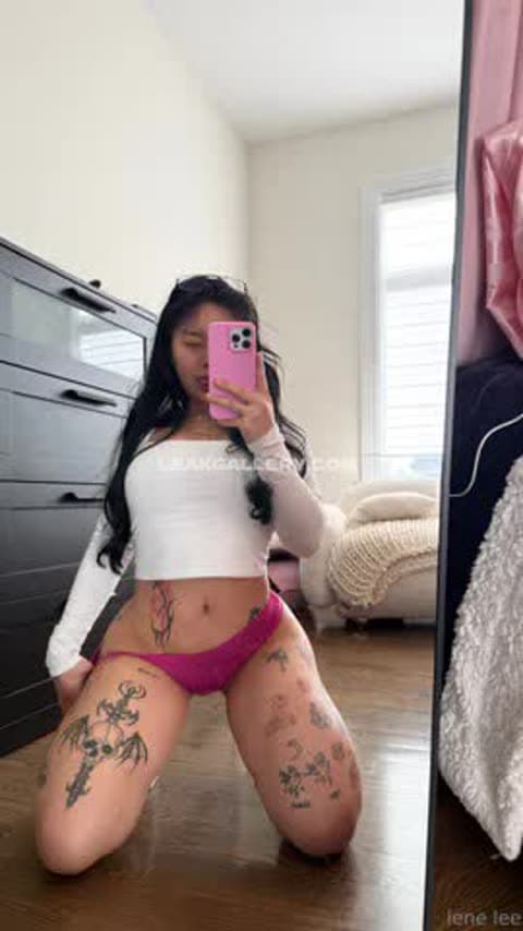 Lenerox Pink Thong Kneeling Pose OnlyFans Photo Leaked