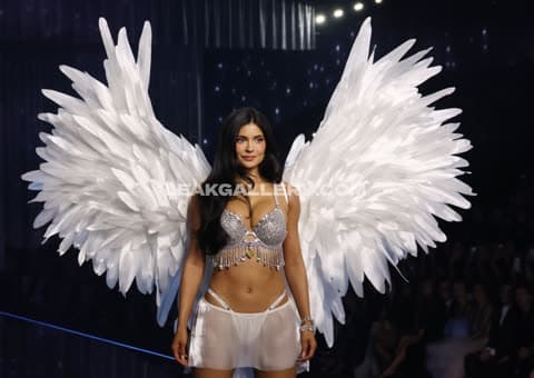Kylie Jenner Feather Wings Strut OnlyFans Photo Leaked