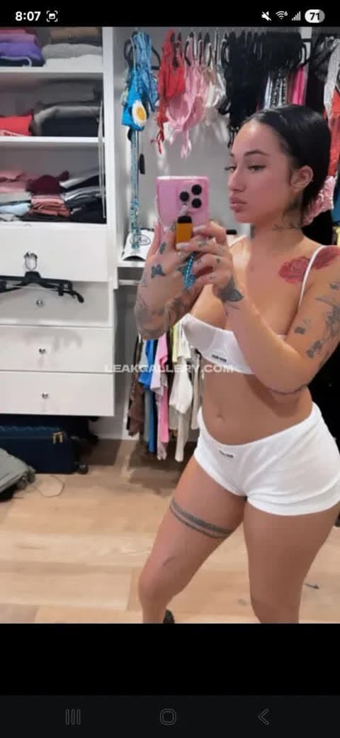 Bhad Bhabie White Bra And Shorts OnlyFans Photo Leaked