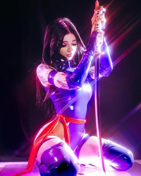 Noemiexlili Latex Ninja Pose OnlyFans Photo Leaked
